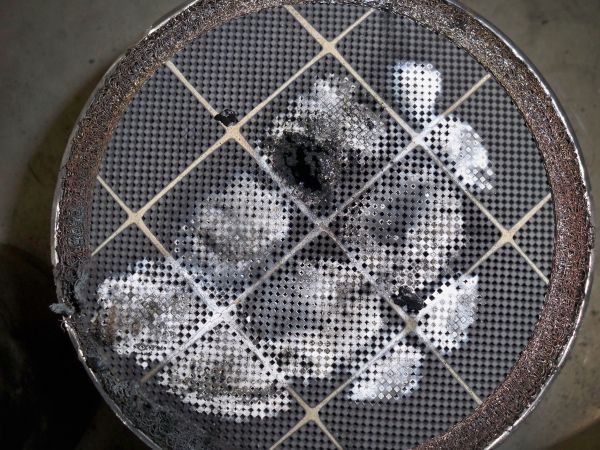 čištění DPF a katalyzátorů - Čištění filtru pevných částic po předchozím chemickém čištění
